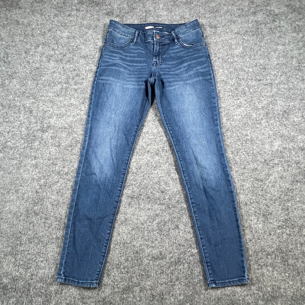 Old Navy Rockstar Super Skinny Jeans Womens 2 Petite Blue Stretch Streetwear
